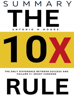 cover image of Summary of the 10X Rule